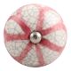 Pink Sunflower Crackle Ceramic Wine Stopper